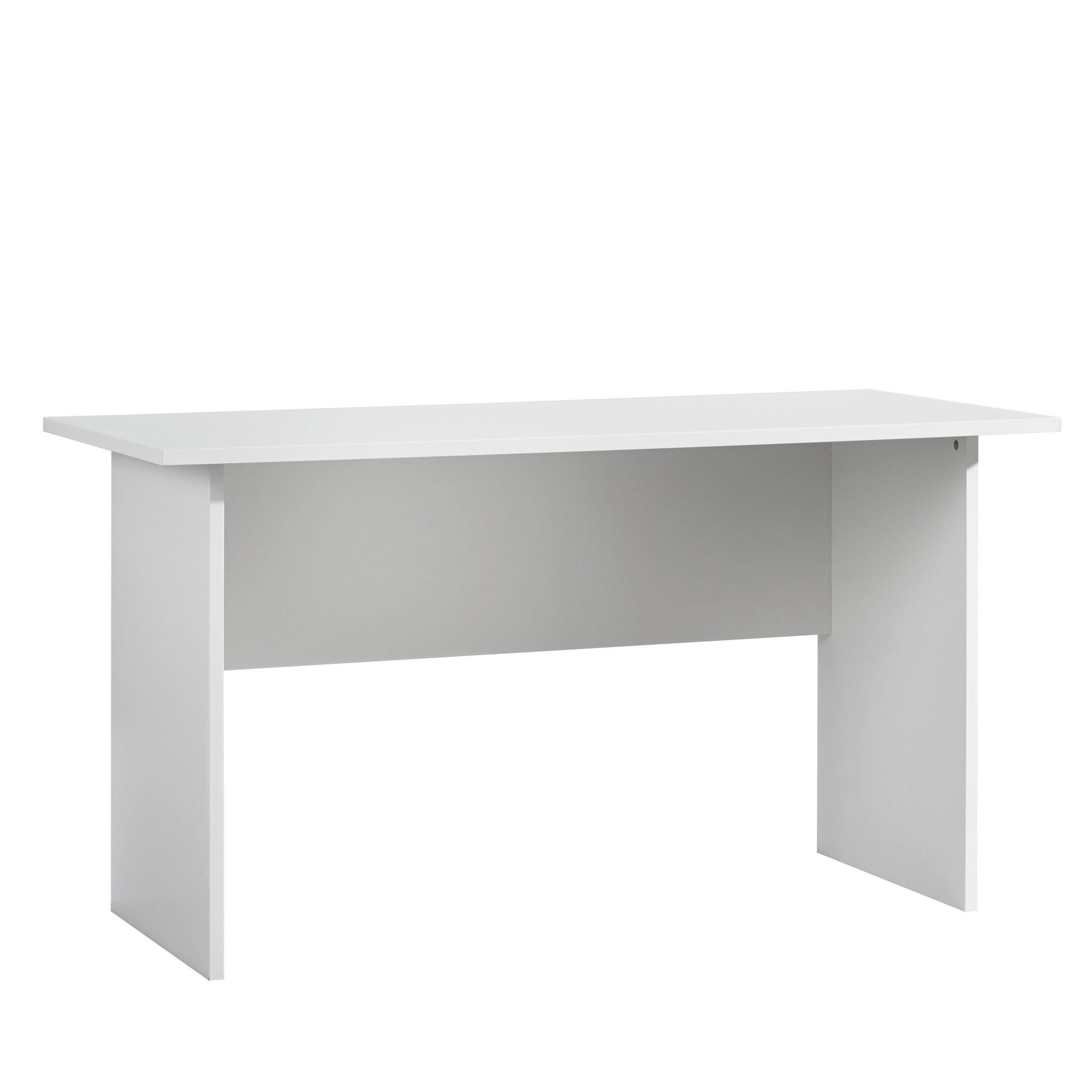 SCHREIBTISCH 140/66/75 cm Weiss   - Weiss, Konventionell, Holzwerkstoff (140/66/75cm) - Xora