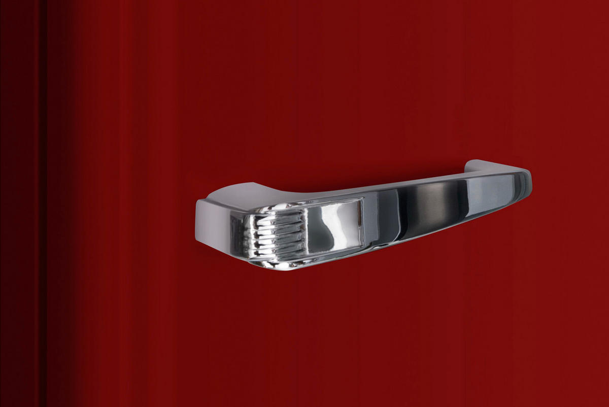 KÜHLSCHRANK 55/86/61,5 cm VKS15620-1R  - Rot, Basics, Glas/Metall (55/86/61,5cm) - Amica