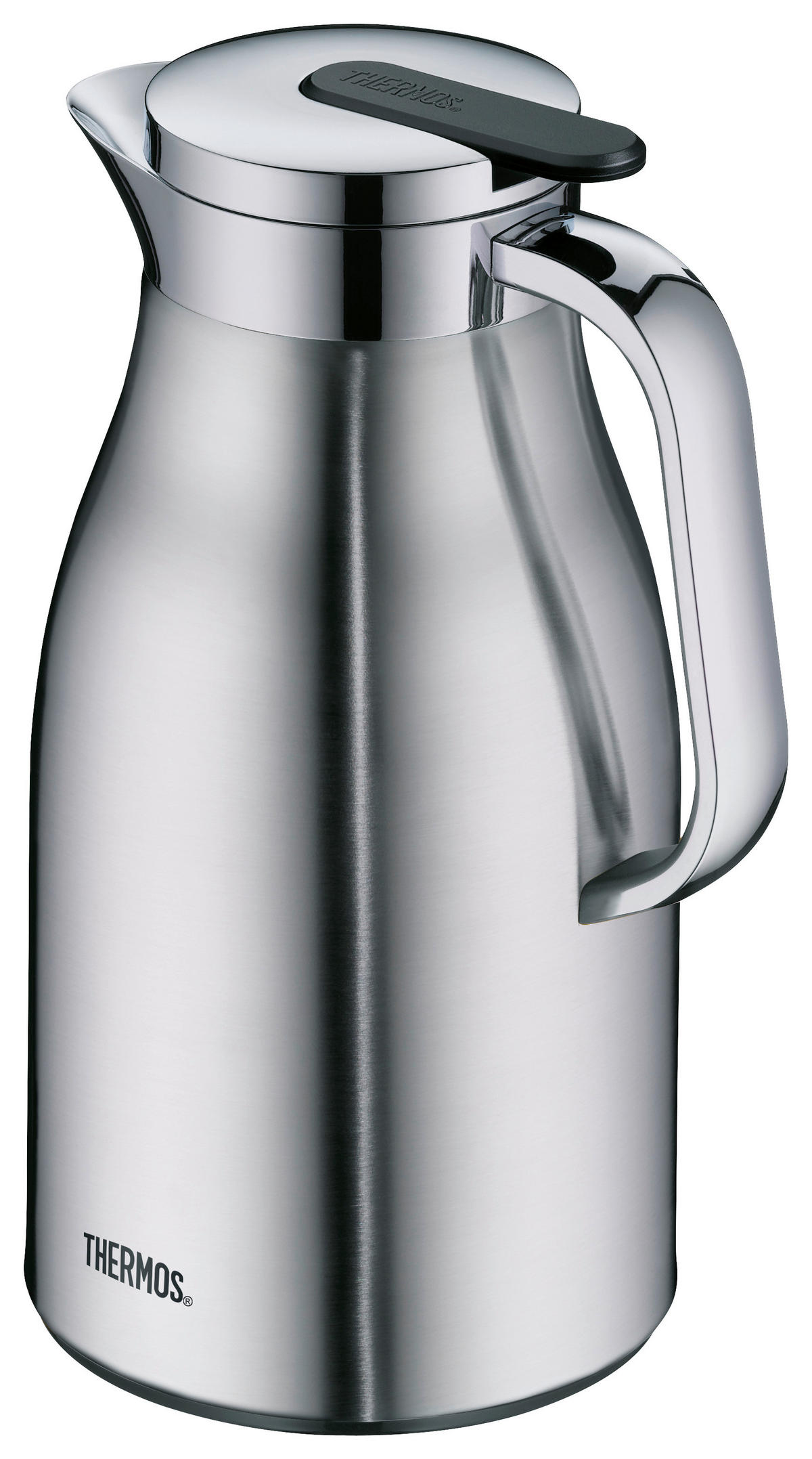 ISOLIERKANNE 1.0 l  - Silberfarben, Design, Metall (1.0l)