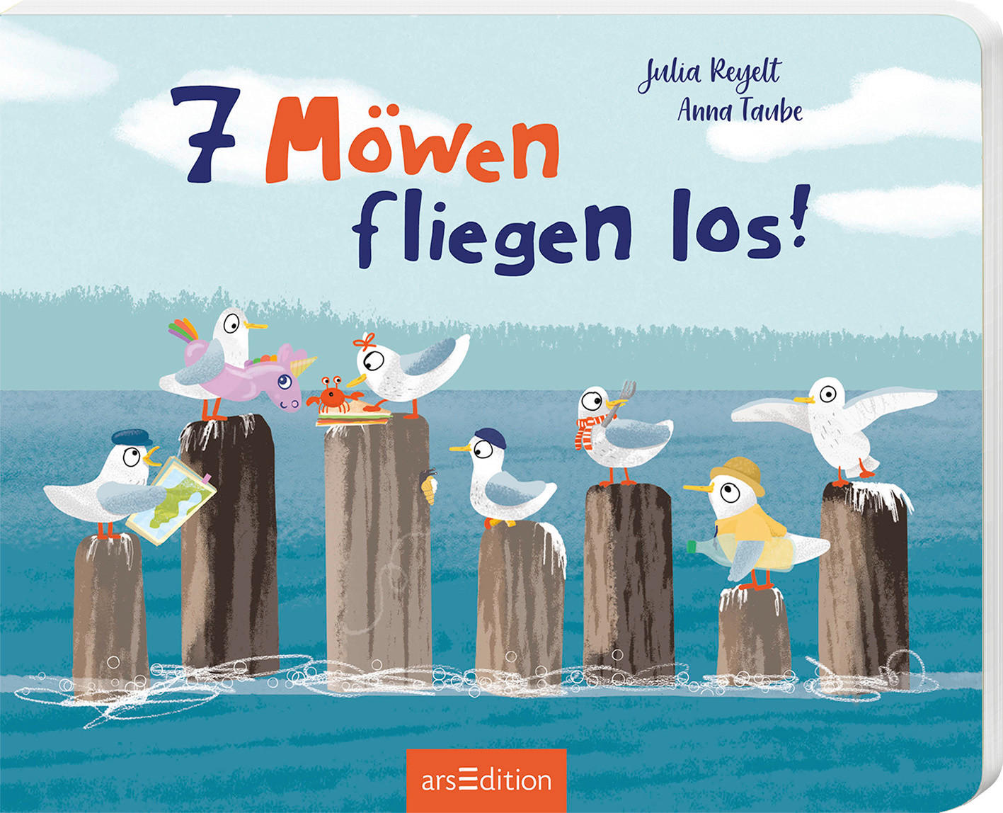 BUCH 7 Möwen fliegen los!  - Multicolor, Basics, Papier (21,5/17,5/1,6cm)