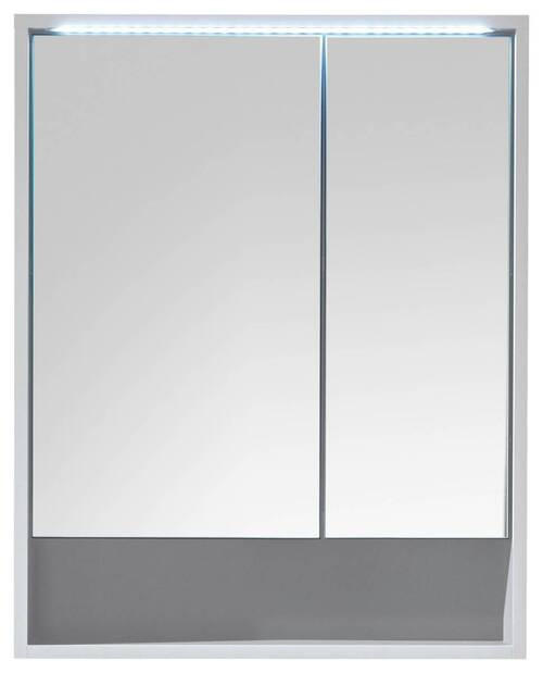 SPIEGELSCHRANK 60/75/20 cm  - Weiß, MODERN, Glas/Holzwerkstoff (60/75/20cm) - MID.YOU