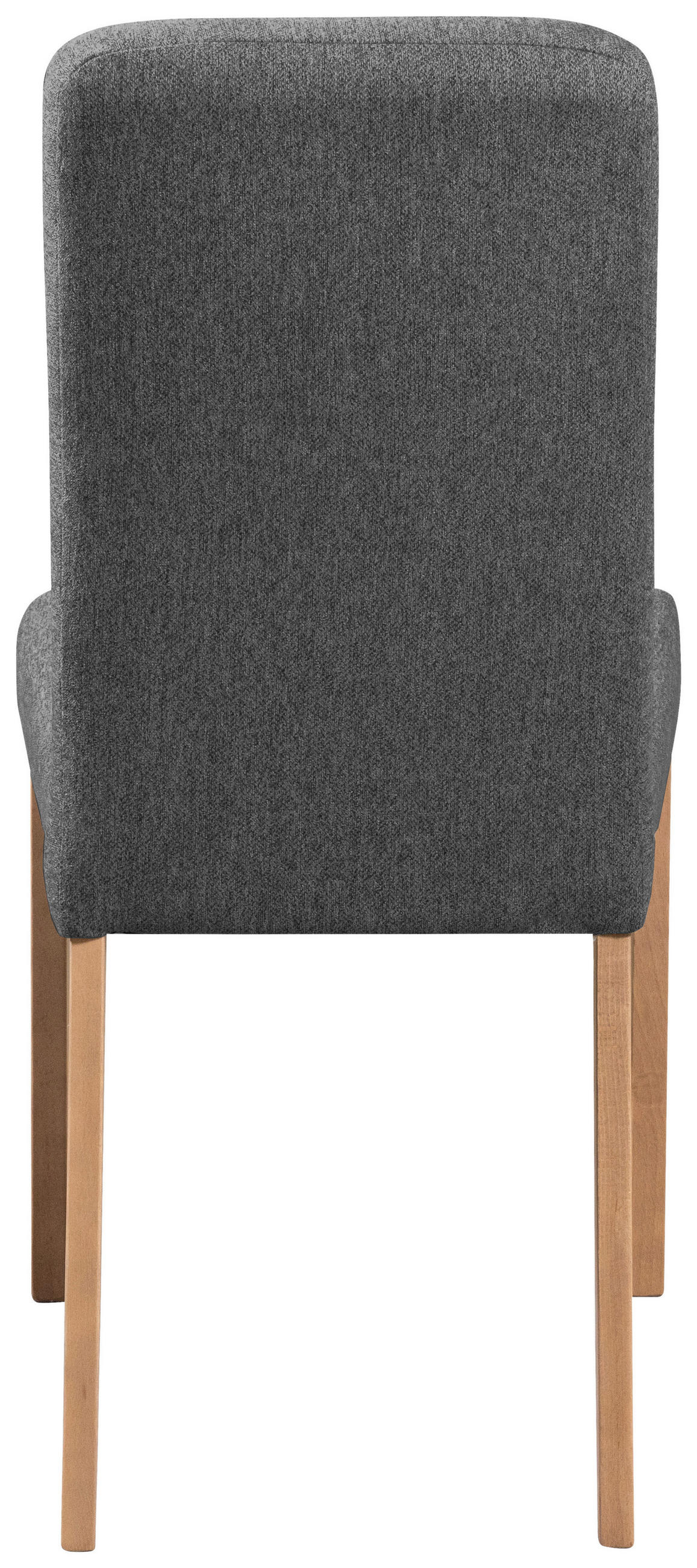 STUHL - Eichefarben/Grau, KONVENTIONELL, Holz/Textil (43/91/58cm)