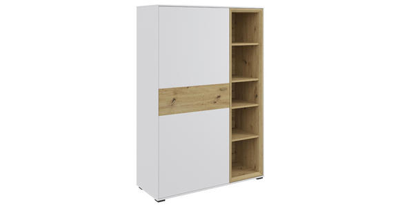 HIGHBOARD  in 95,5/140,2/38 cm  - Eichefarben/Schwarz, MODERN, Holz/Holzwerkstoff (95,5/140,2/38cm) - Hom`in