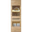 VITRINE Wildeiche massiv Eichefarben - Eichefarben, Design, Glas/Holz (60/198,4/39,4cm) - Linea Natura