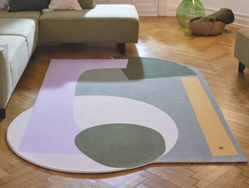 WEBTEPPICH 155/230 cm Shapes - EIGHT Multicolor, Dunkelgrau  - Dunkelgrau/Multicolor, Trend, Textil (155/230cm) - Tom Tailor