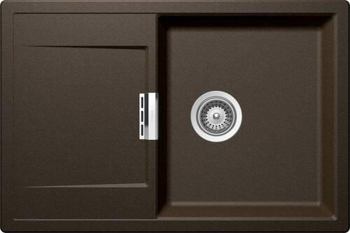 SPÜLE MONO D-100U / MOND100UBRO  - Bronzefarben, Basics, Stein (76,5/51cm) - Schock