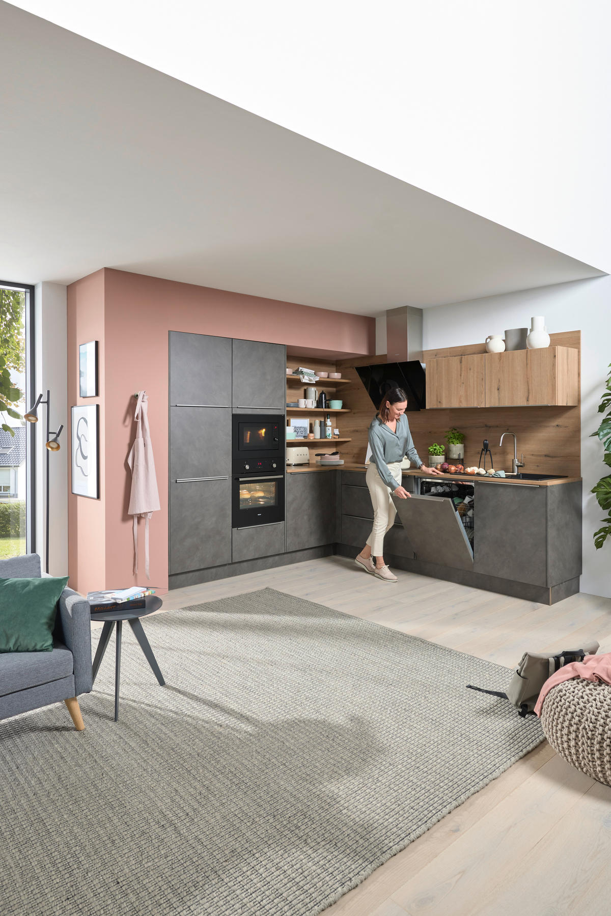 EINBAUKÜCHE   - MODERN, Holzwerkstoff - Dieter Knoll