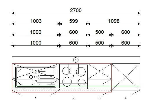KÜCHENBLOCK 270 cm   in Weiß, Eichefarben  - Edelstahlfarben/Eichefarben, Basics, Holzwerkstoff/Metall (270cm) - Xora
