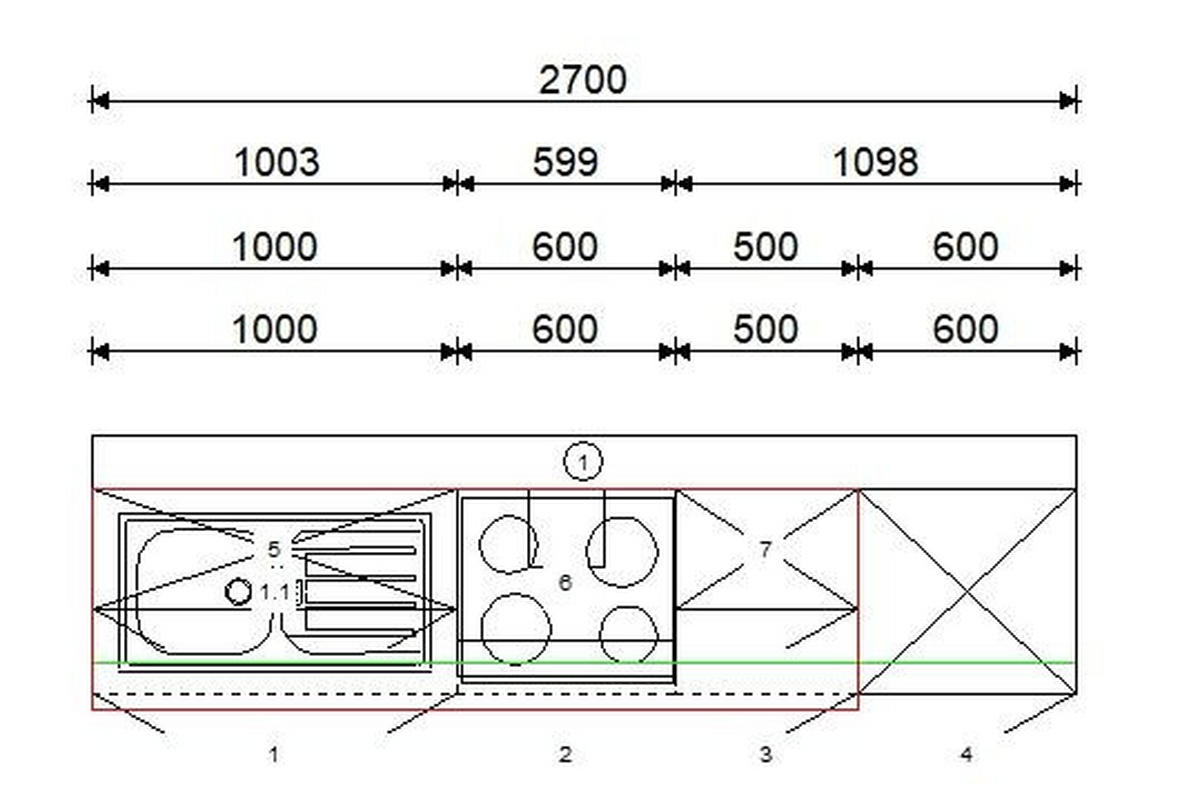 KÜCHENBLOCK 270 cm   in Weiß, Eichefarben  - Edelstahlfarben/Eichefarben, Basics, Holzwerkstoff/Metall (270cm) - Xora