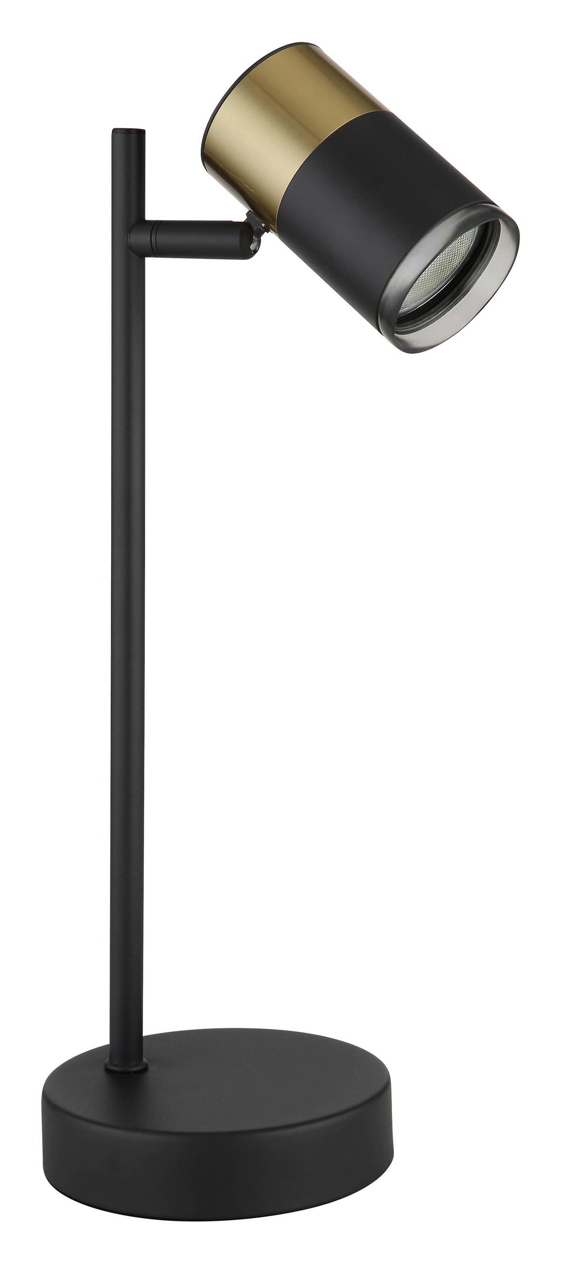 TISCHLEUCHTE - Dunkelgrau/Schwarz, Design, Kunststoff/Metall (13,2/12/35cm) - Globo