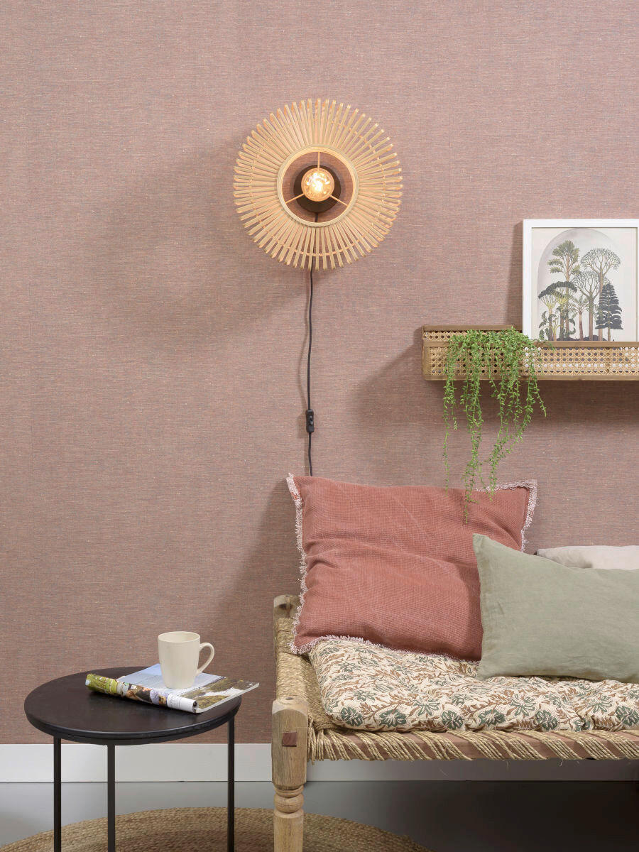 Thumbnail - Good & Mojo Wandleuchte, Natur, Holz, Bambus, 40 cm, LED-Leuchtmittel austauschbar, Lampen & Leuchten, Innenbeleuchtung,...