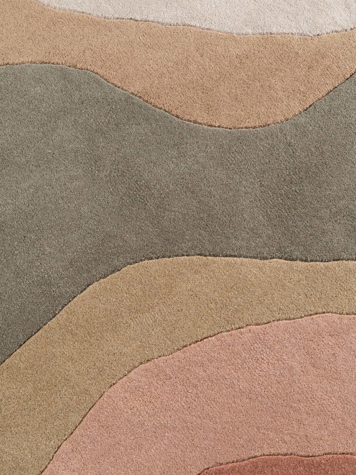 WOLLTEPPICH Wohnzimmer 160 cm Chelsea Flood Creme, Multicolor rund  - Multicolor/Creme, Basics, Textil (160cm) - Ted Baker