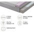 KALTSCHAUMMATRATZE FUSION EVO 22 180/200 cm 24 cm - Weiß, Basics, Textil (180/200cm) - Dieter Knoll