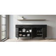SIDEBOARD  170/80/40 cm 3 Schublade(n)  - Schwarz, LIFESTYLE, Holz/Metall (170/80/40cm) - Landscape