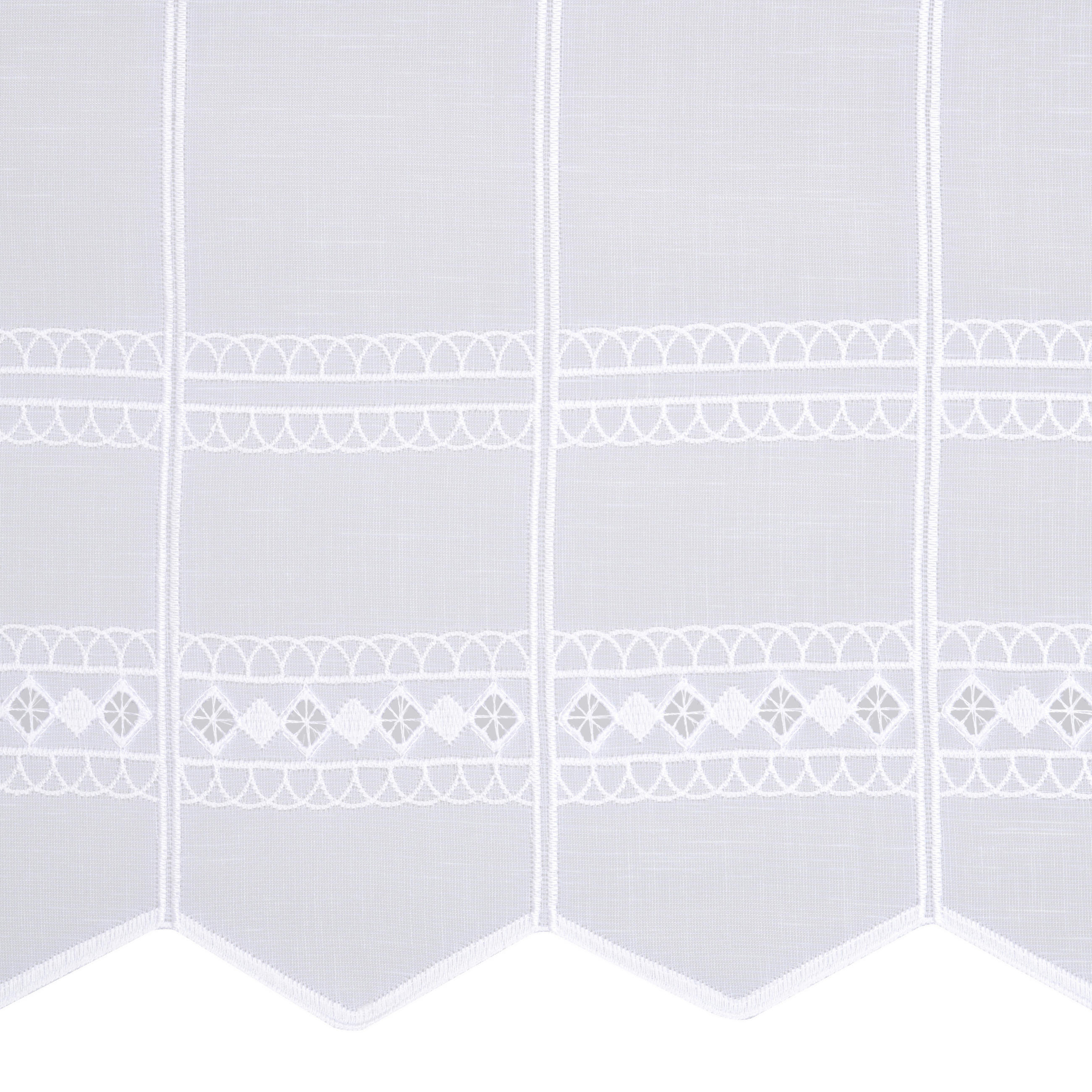 KURZGARDINE 30 cm   - Weiß, Basics, Textil (30cm) - Esposa