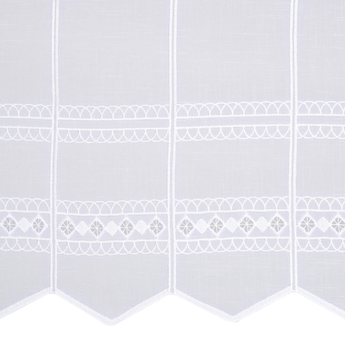 KURZGARDINE 30 cm   - Weiß, Basics, Textil (30cm) - Esposa