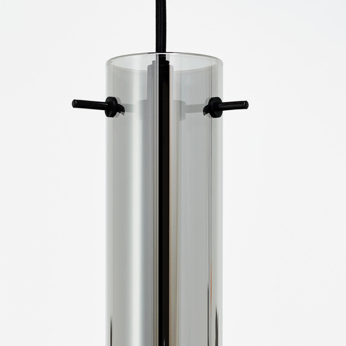 HÄNGELEUCHTE 14,5/199 cm  - Schwarz, Design, Glas/Metall (14,5/199cm) - Brilliant