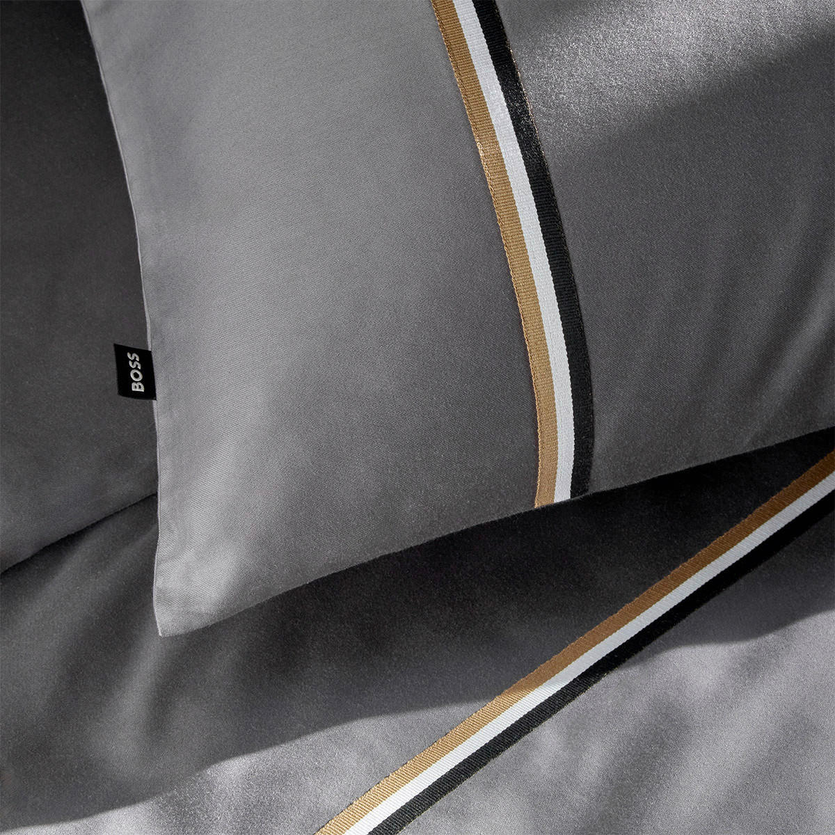 POVLEČENÍ - tmavě šedá, Design, textil (140/200cm) - Hugo Boss