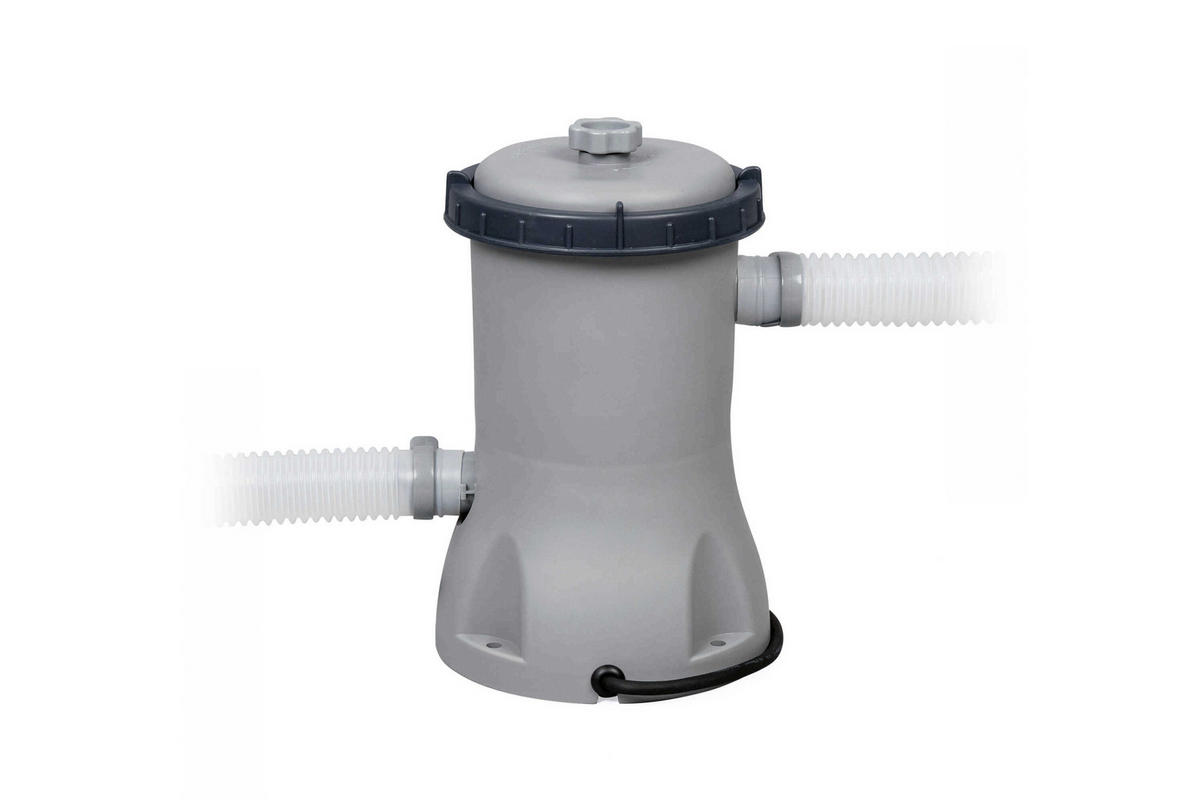 BAZÉN 457/107 cm - modrá/sivá, Konventionell, plast (457/107cm) - Bestway