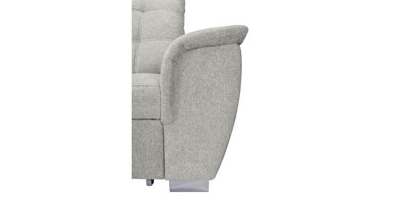 ECKSOFA Beige Chenille - Chromfarben/Beige, KONVENTIONELL, Kunststoff/Textil (205/260cm) - Carryhome