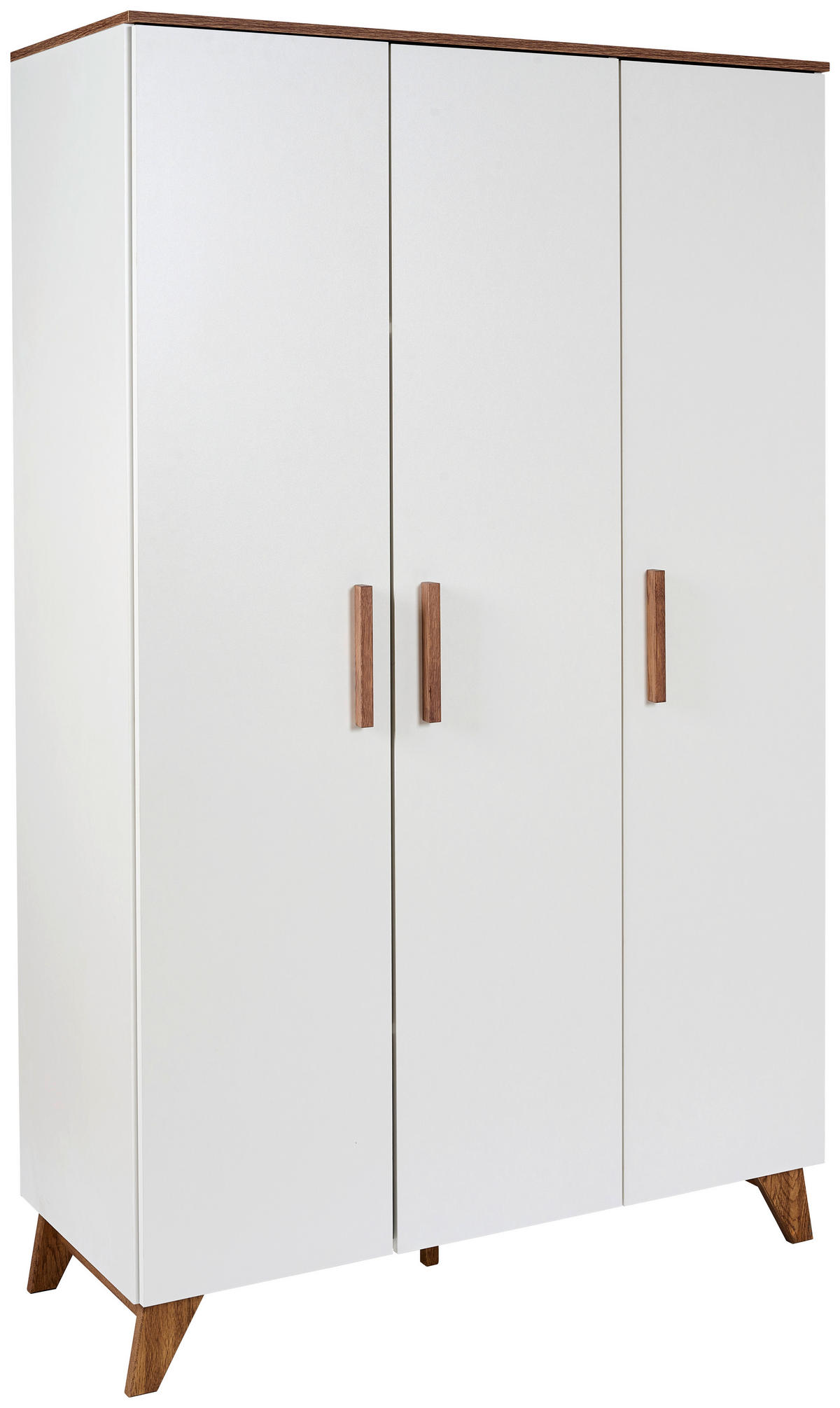 BABYKLEIDERSCHRANK Emely  - Weiß, Basics, Holzwerkstoff (118/190/52cm) - Jimmylee