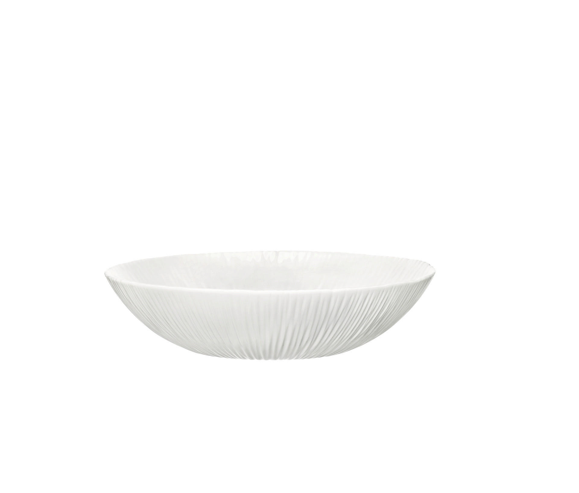 MÉLYTÁNYÉR 20 cm  - fehér, Basics, üveg (20cm)