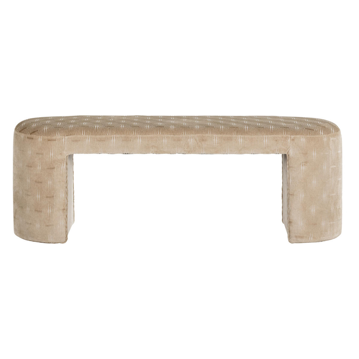 SITZBANK 130/46/46 cm Braun, Naturfarben  - Braun/Naturfarben, MODERN, Textil (130/46/46cm) - Livetastic