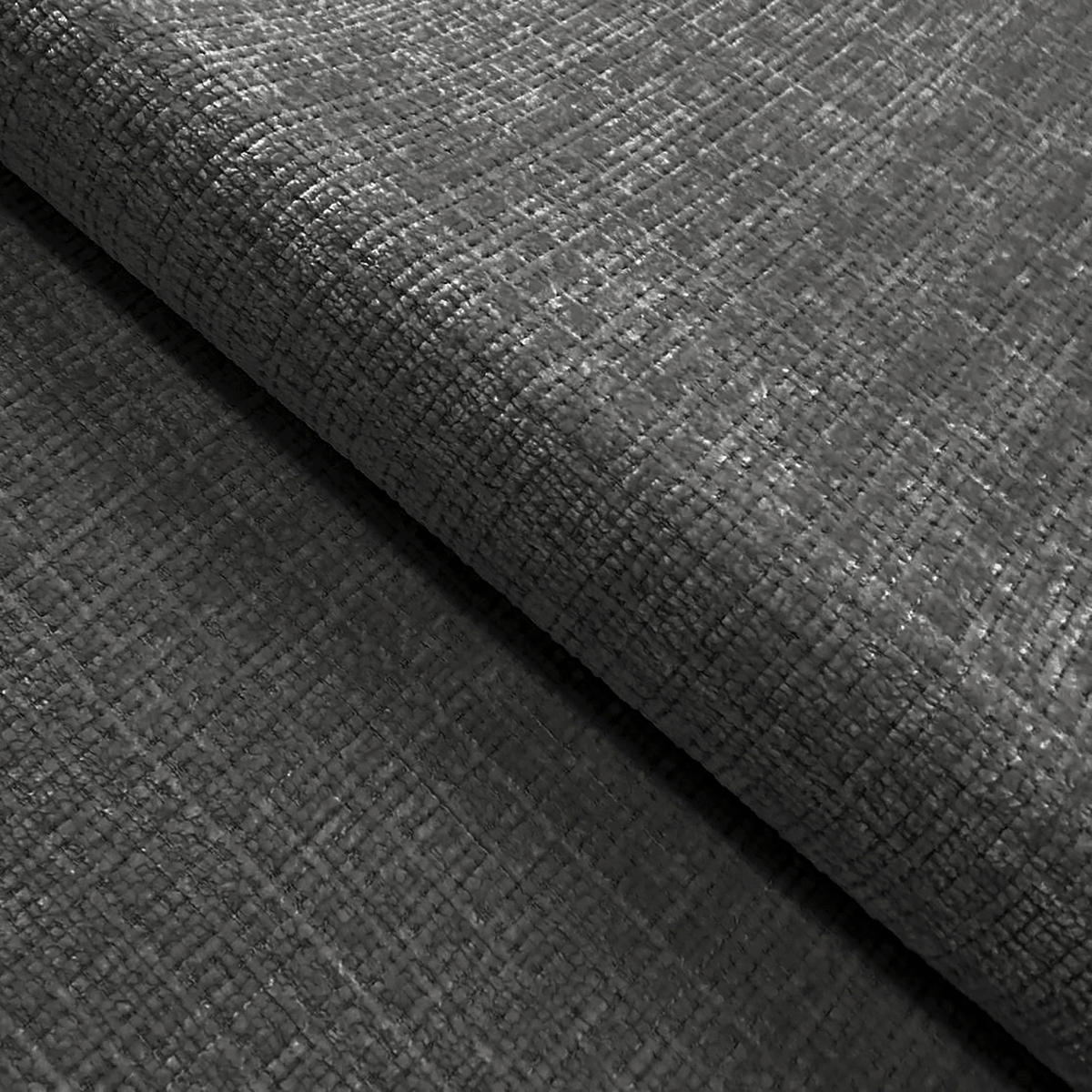 ECKSOFA Mauris Grau Chenille Rückenkissen  - Schwarz/Grau, Design, Kunststoff/Textil (200/233cm) - Livetastic