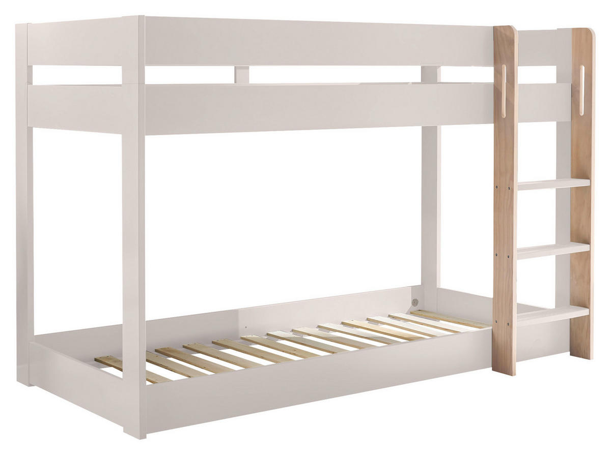 KREVET NA KAT  bijela   - bijela, Moderno, drvni materijal (90/200cm) - MID.YOU