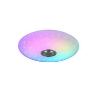 LED PLAFONJERA MUSICA  - bela, Dizajnerski (58,00/8,5cm)