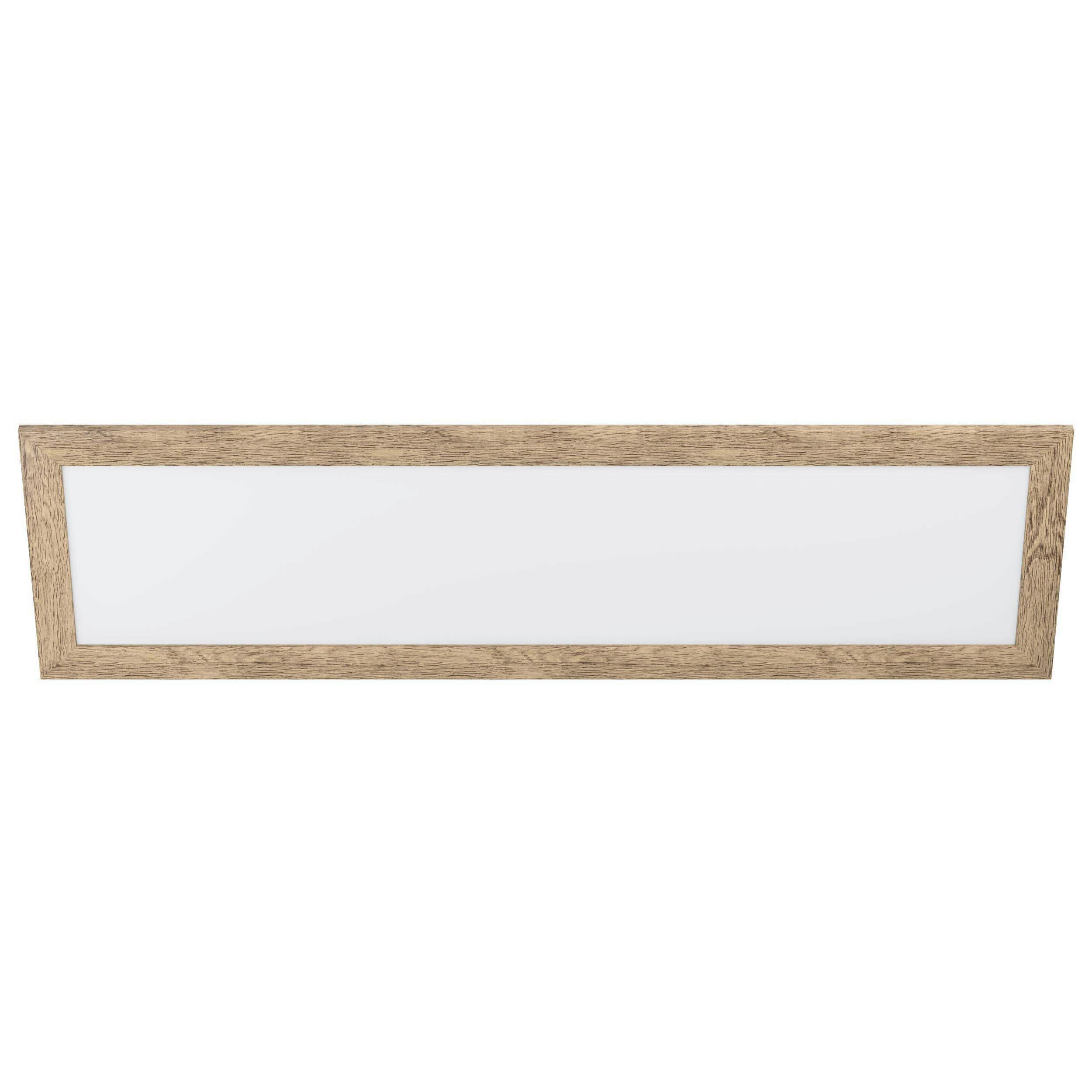 LED PANEL 124,5/34,5/5,5 cm  - ljusbrun, Natur, metall/trä (124,5/34,5/5,5cm) - Eglo