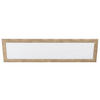 LED PANEL 124,5/34,5/5,5 cm  - ljusbrun, Natur, metall/trä (124,5/34,5/5,5cm) - Eglo
