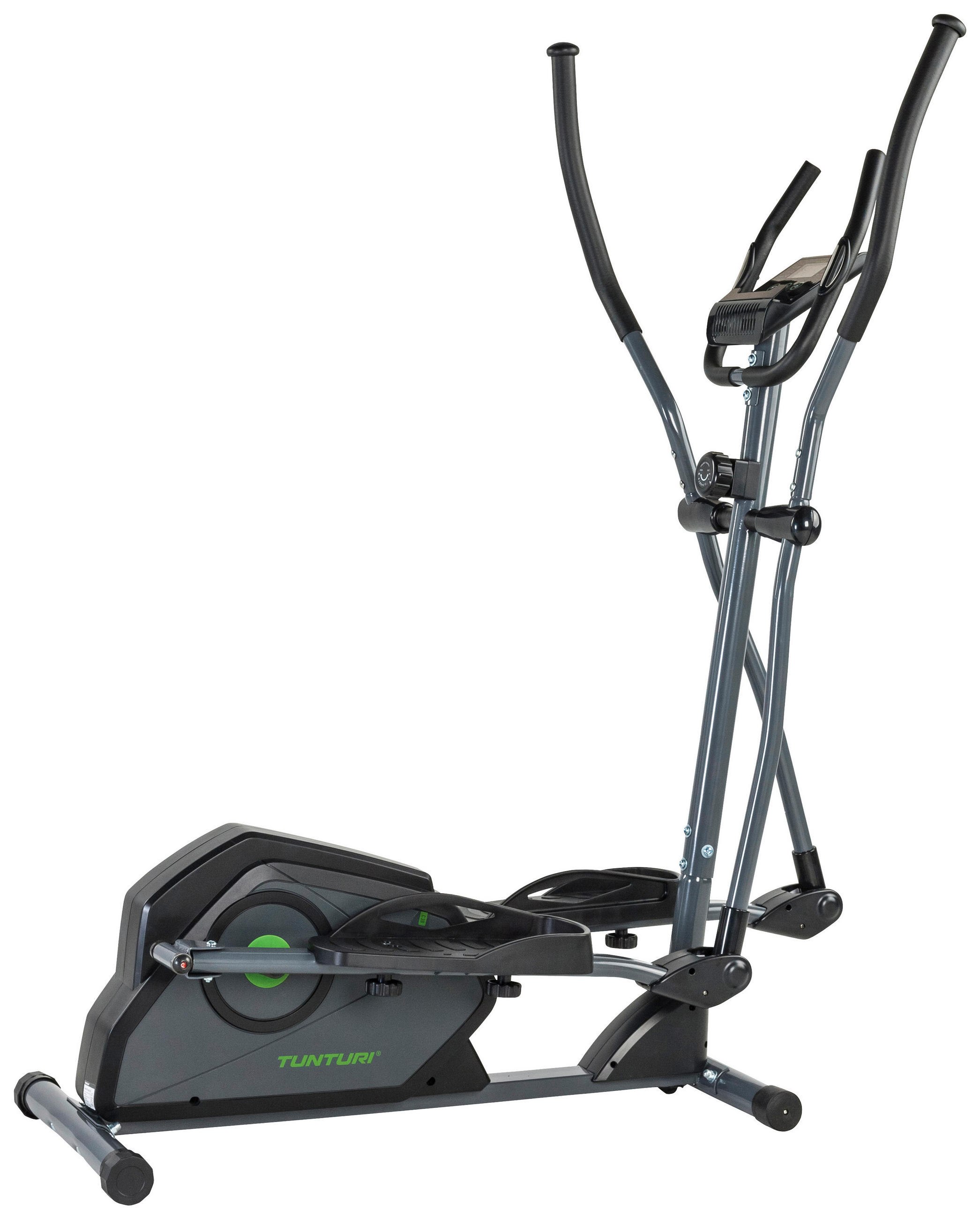 CROSSTRAINER - Schwarz/Grau, MODERN, Kunststoff/Metall (60/163/124cm) - Tunturi