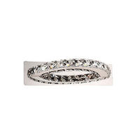 LED-WANDLEUCHTE 27/13/7 cm   - Chromfarben, Design, Metall (27/13/7cm)