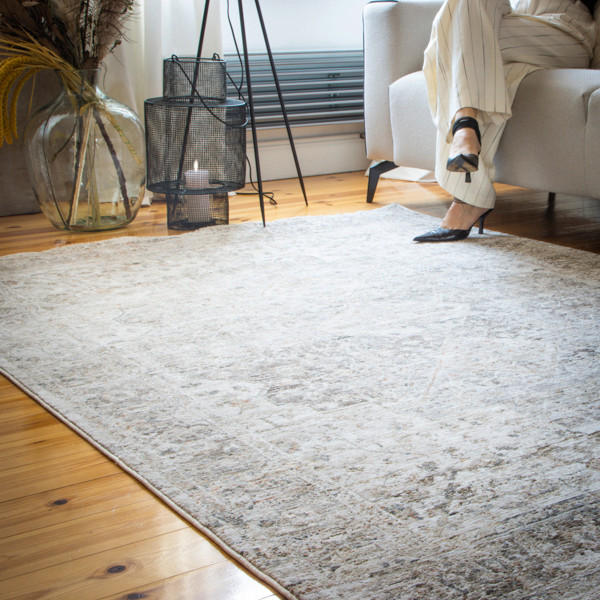 VINTAGE-TEPPICH 120/170 cm My Everest Beige  - Beige, Basics, Textil (120/170cm) - Obsession