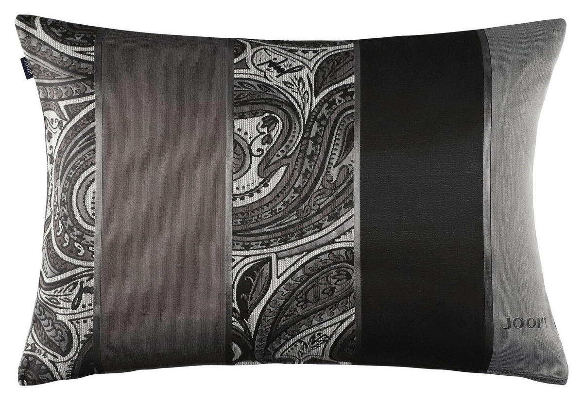 KISSENHÜLLE J! Paisley Allover silbergrau 40/60 cm  - Hellgrau/Grau, Design, Textil (40/60cm) - Joop!