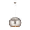 HÄNGLAMPA 47/35/47 cm  - nickelfärgad, Trend, metall (47/35/47cm) - Kayoom