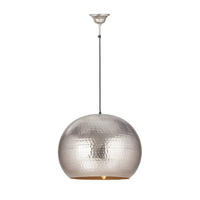 HÄNGELEUCHTE  47/35/47 cm   - Nickelfarben, Trend, Metall (47/35/47cm) - Kayoom