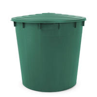 REGENTONNE - Dunkelgrün, Basics, Kunststoff (95/95/92cm)