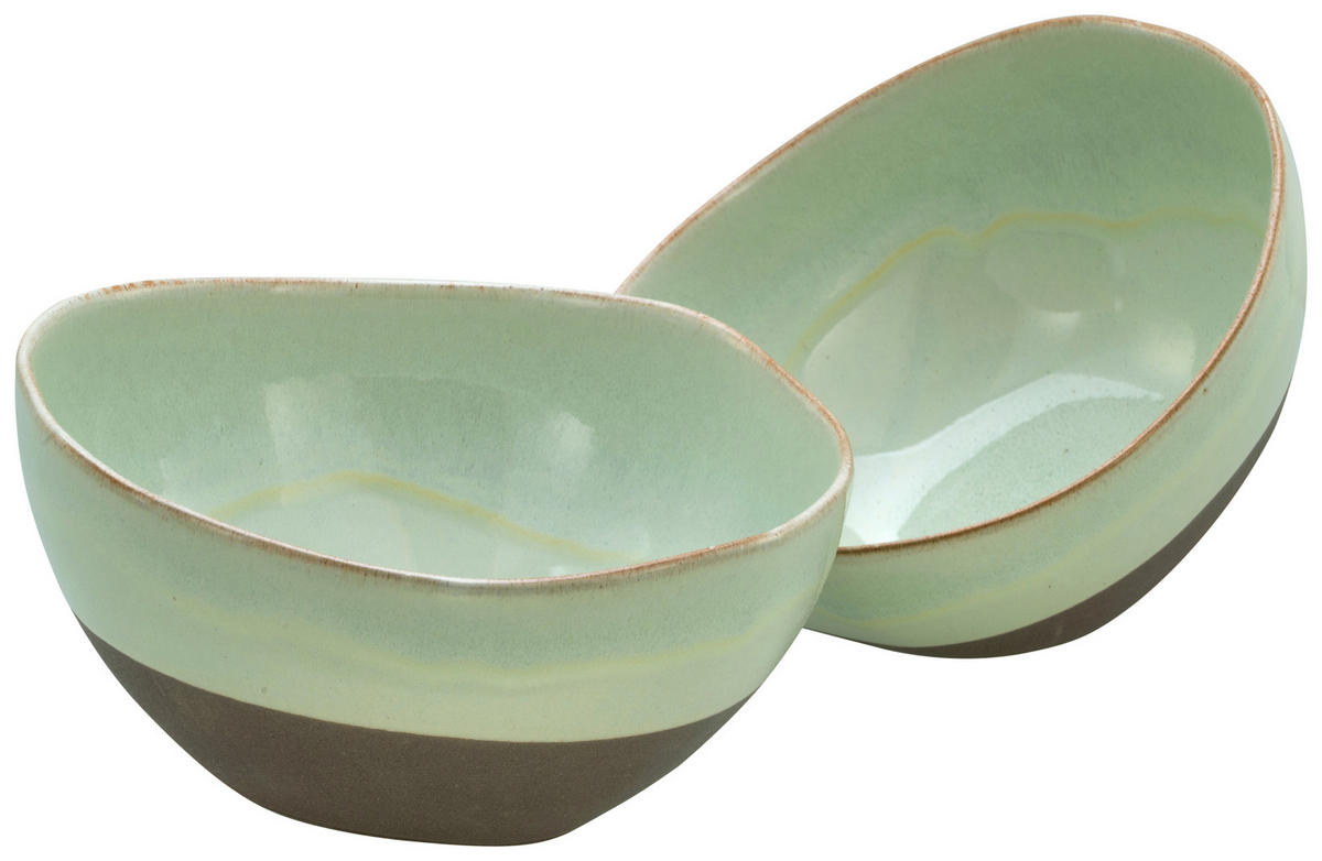 VID SKÅL 2 delar 18 cm   - salviagrön, Trend, keramik (18cm) - Creatable