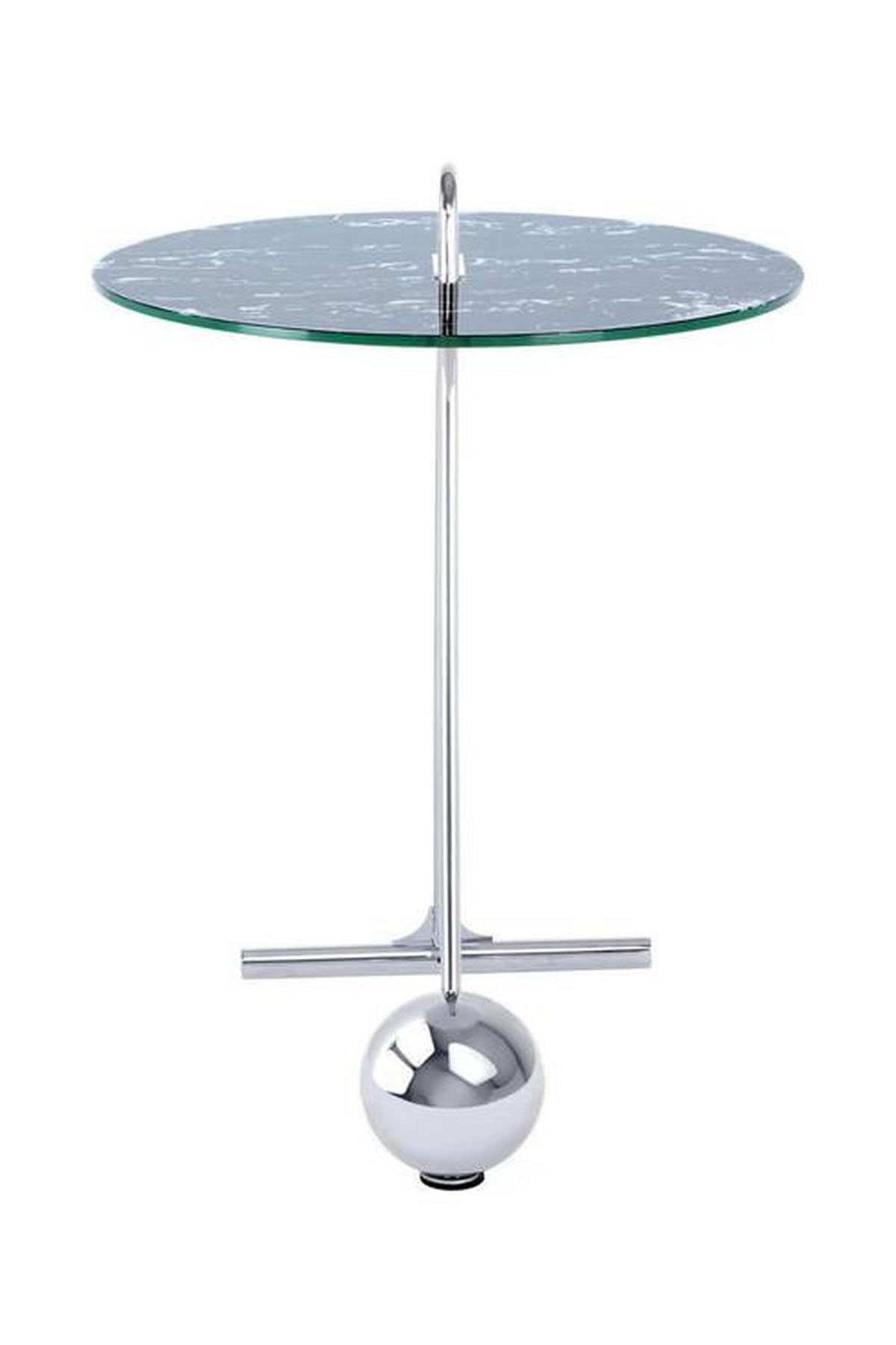 ODKLÁDACÍ STOLEK, černá, barvy stříbra - černá/barvy stříbra, Basics, kov/sklo (46/46/60cm)