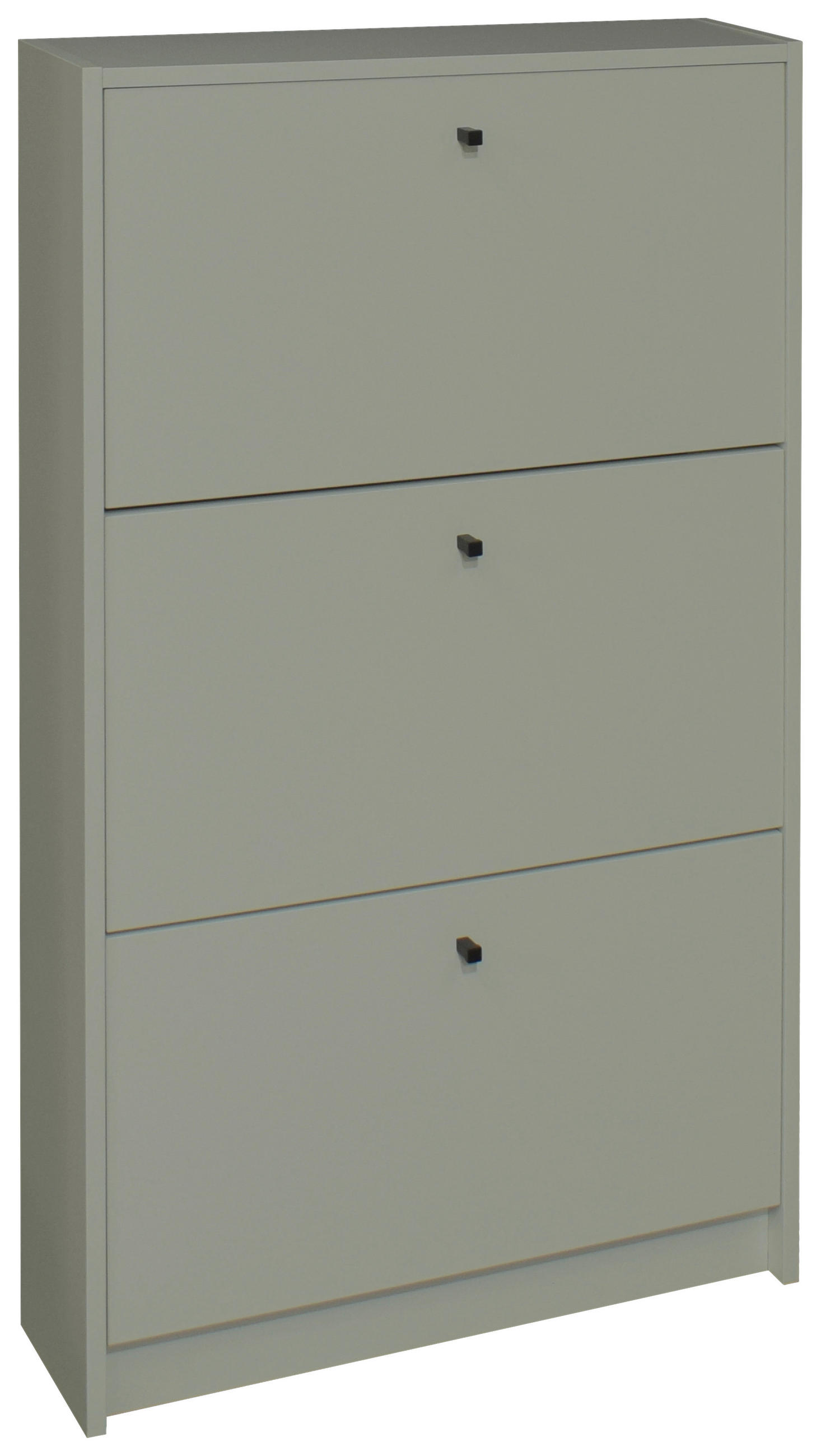 SCHUHKIPPER Mattlack, melaminharzbeschichtet Grün, Pinienfarben  - Schwarz/Pinienfarben, Design, Holzwerkstoff/Metall (60/104/16cm) - Xora
