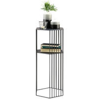 KISASZTAL fém 32/28/70 cm  - fekete, Design, fém (32/28/70cm) - Ambia Home