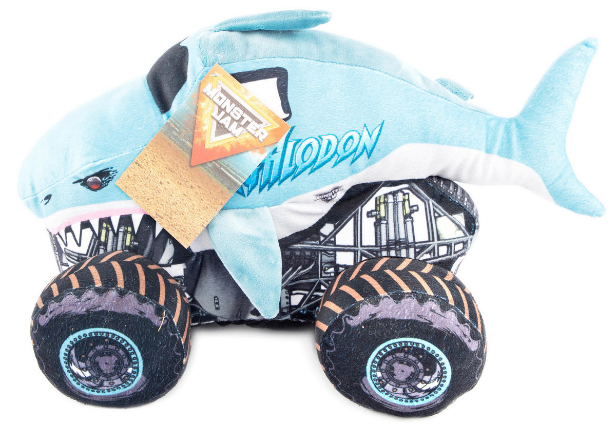 KINDERKISSEN MONSTER JAM 18/23 cm  - Blau, Basics, Textil (18/23cm)