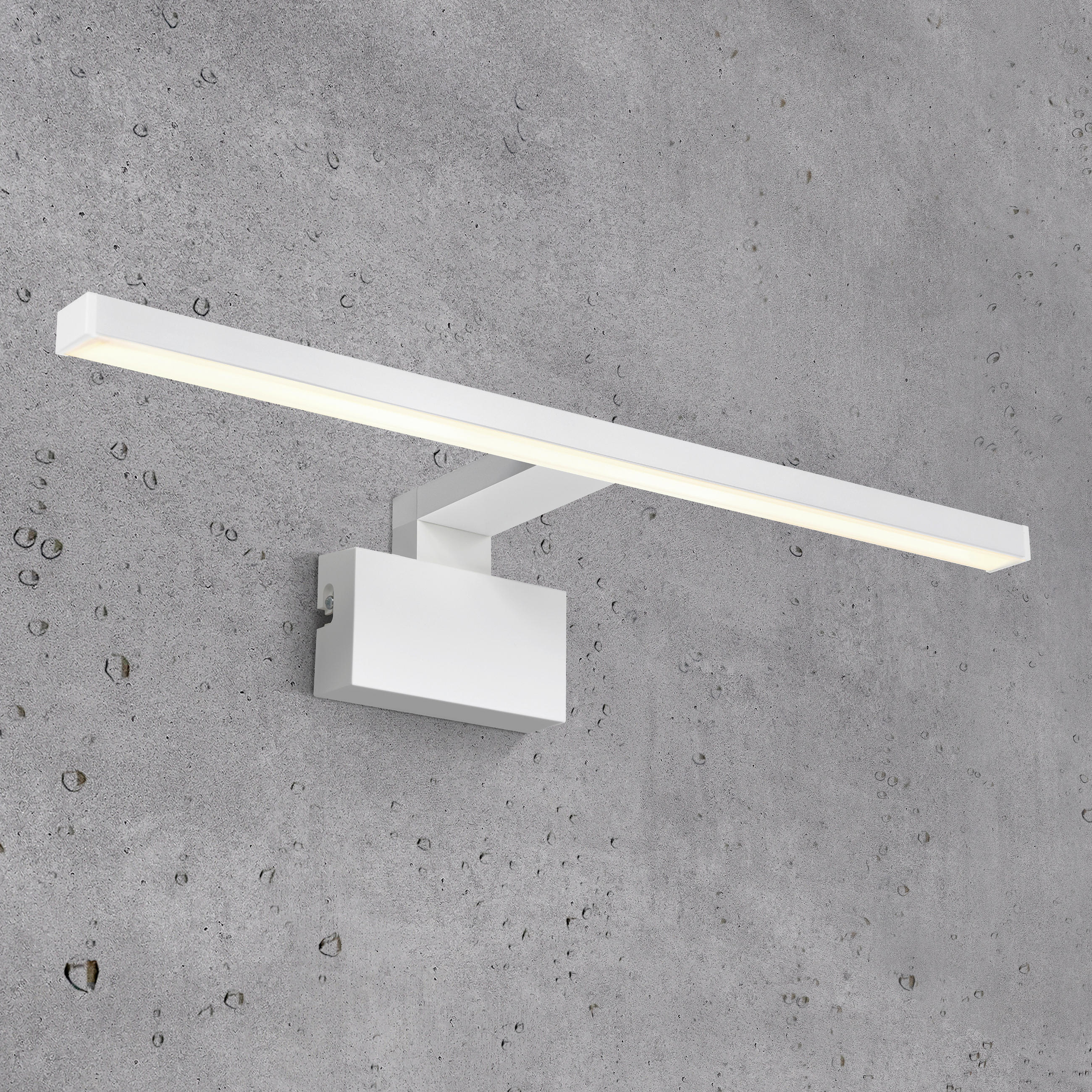 BADEZIMMER-WANDLEUCHTE 14,2/50 cm   - Weiß, KONVENTIONELL, Metall (14,2/50cm) - Nordlux