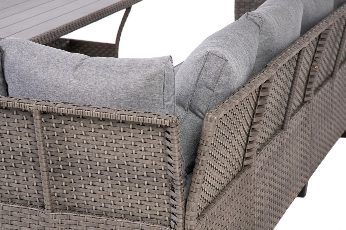 LOUNGEGARNITUR 3-teilig  178/234 cm   - Grau, Modern, Kunststoff/Textil (178/234cm) - Ondega