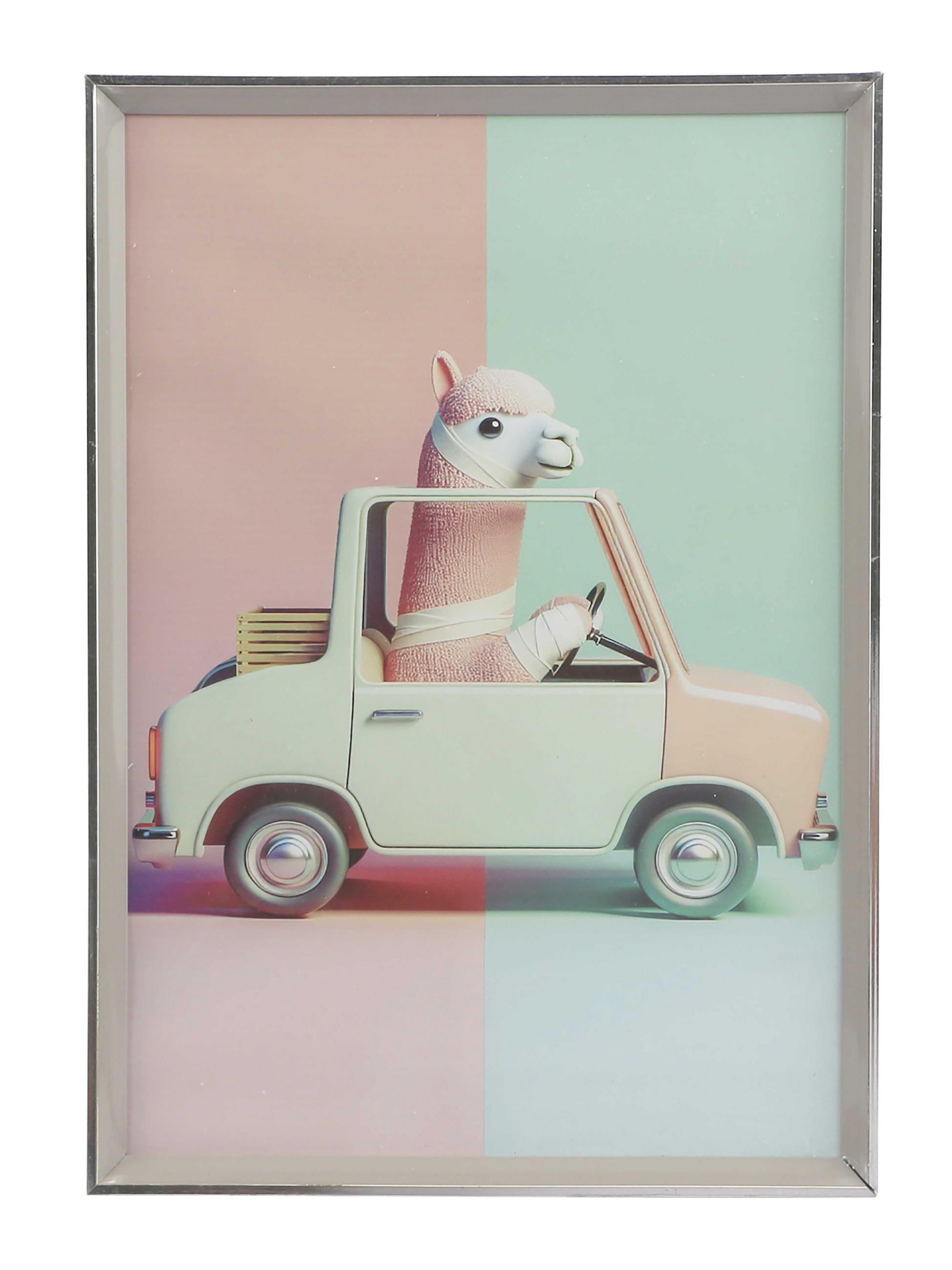 Bilderrahmen 21x30 Cm Cameo Kunststoff Grau, 21,7x30,7 Cm