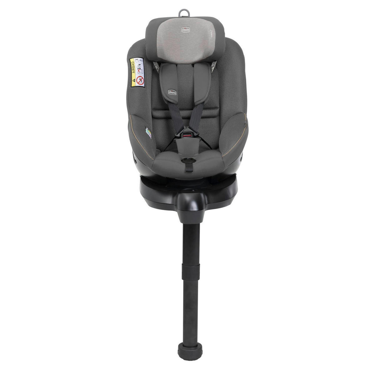 KINDERAUTOSITZ 105 I-Size  - Dunkelgrau/Hellgrau, Basics, Textil (47/114/60cm) - Chicco
