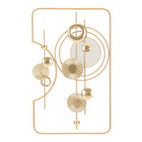 Wanddeko Goldy Metall  - Goldfarben, Basics, Metall (49.5/80/3.8cm)