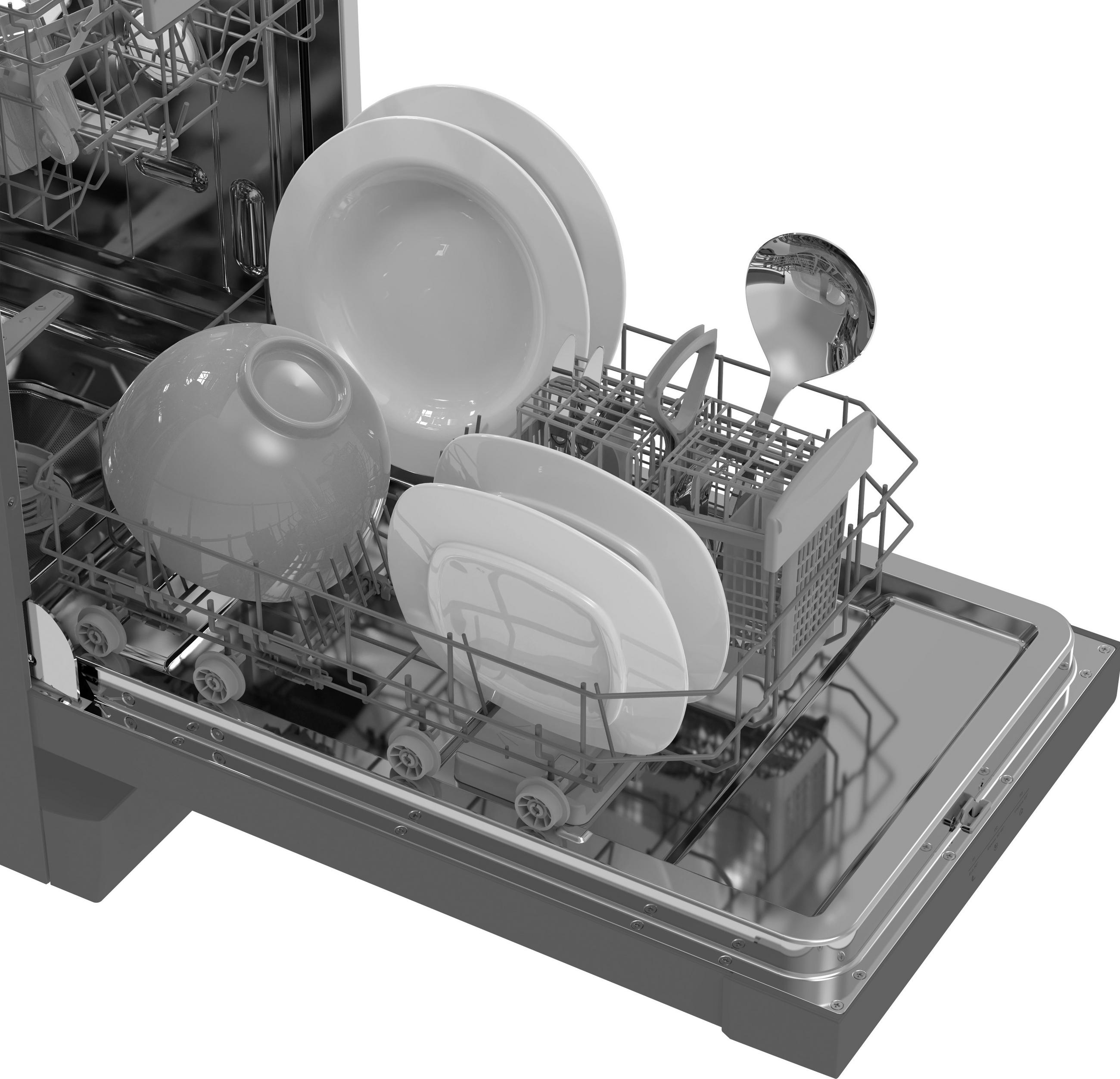 Thumbnail - Sharp Geschirrspüler, Schwarz, Metall, Kunststoff, D, 59.8x82x57 cm, Kindersicherung, Restzeitanzeige, Startzeitvorwahl,...